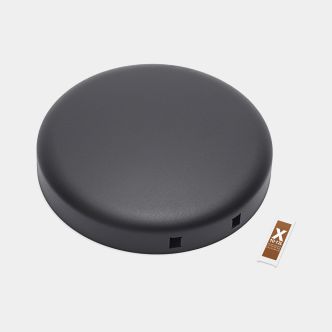 Lid NewIcon Step on Trash Can 3.2 gallon (12L) - Mineral Infinite Gray