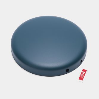 Lid NewIcon Step on Trash Can 5.3 gallon (20L) - Mineral Reflective Blue