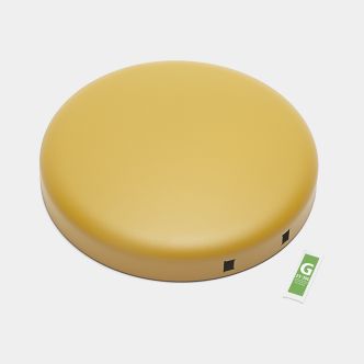 Lid NewIcon Step on Trash Can 8 gallon (30L) - Mineral Mustard Yellow