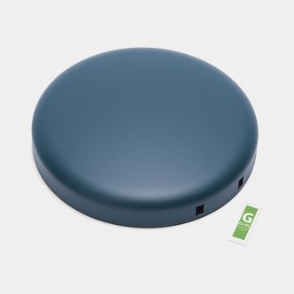 Lid NewIcon Step on Trash Can 8 gallon (30L) - Mineral Reflective Blue