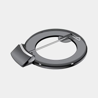 Pedaal en onderrand pedaalemmer 5 liter - Black