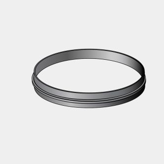 Joint supérieur en plastique Ø20.5cm - Black