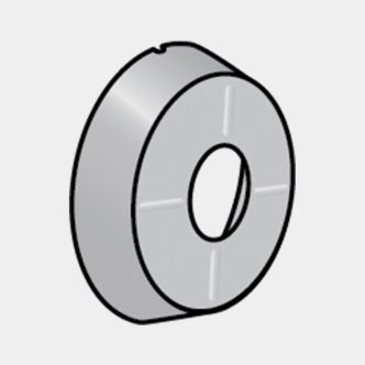 Rosette - Brilliant Steel