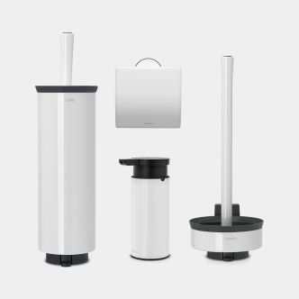 Profile Toilet Accessory Set of 4 Profile - White