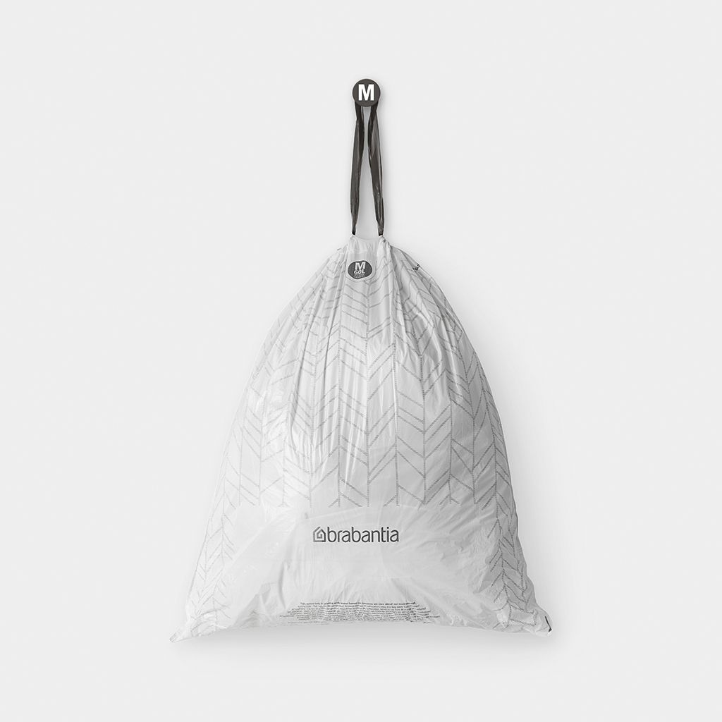 Sacs poubelle PerfectFit Pour Bo, Code M (60 litres), Rouleau de 10 sacs