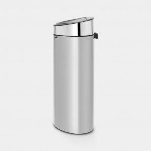 Touch Bin New 40 Liter - Metallic Grey