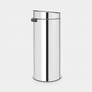 Touch Bin New 30 litres - Brilliant Steel
