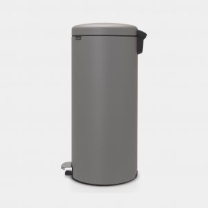 NewIcon Pedal Bin 30 litre - Mineral Concrete Grey