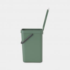 Sort & Go Waste Bin 12 litre - Fir Green