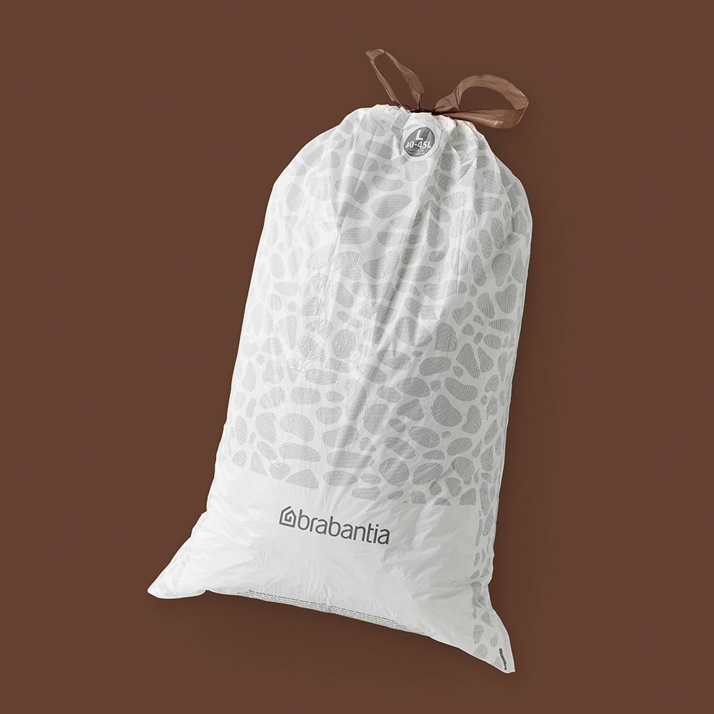 Sacs poubelle PerfectFit Pour FlatBack+, Code L (45 litres), Rouleau de 10 sacs