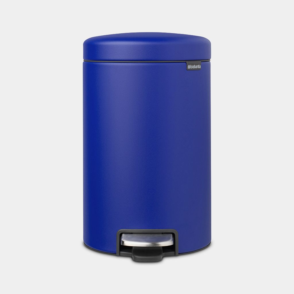 NewIcon Pedal Bin 12 litre Mineral Cosy Brown Brabantia