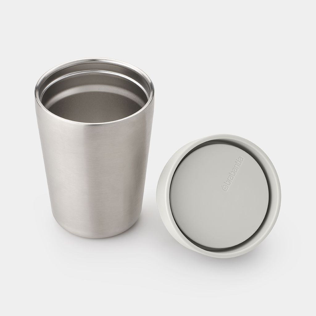 Make & Take Bicchiere termico 0,2 litri - Light Grey