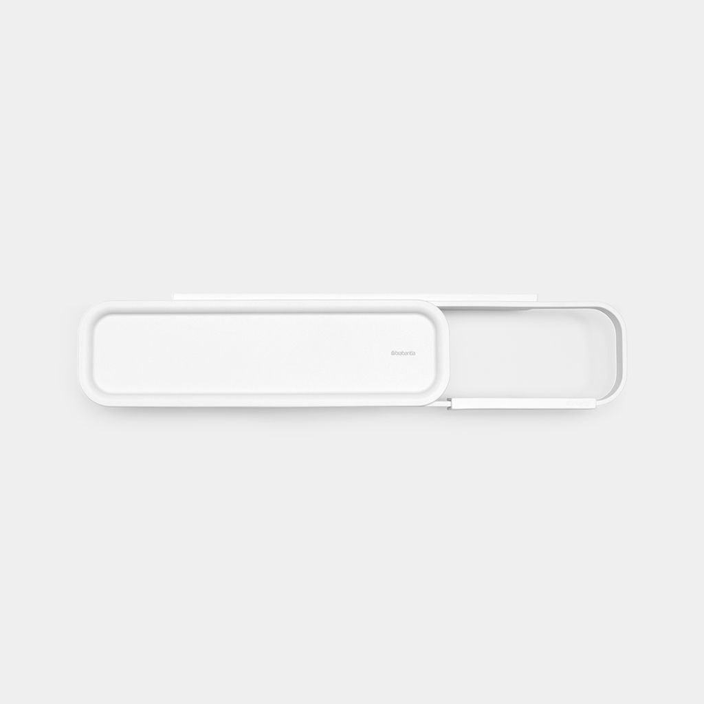 MindSet Porte-rouleau de papier hygiénique avec étagère Mineral Fresh White