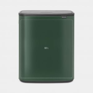 Bo Touch Bin 60 litres - Pine Green