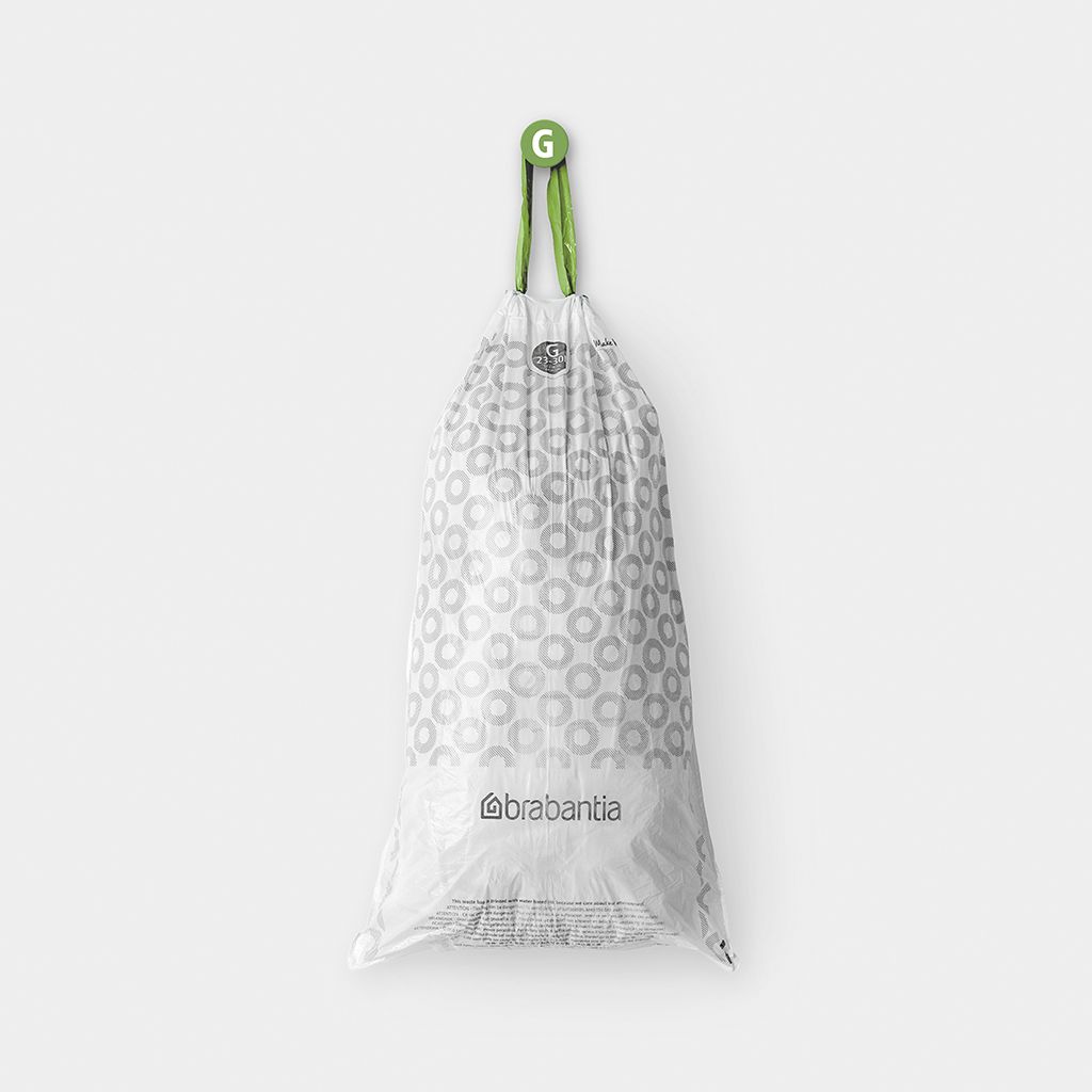 Sacs poubelle PerfectFit Code G (23-30 litres), Distributeur, 40 sacs