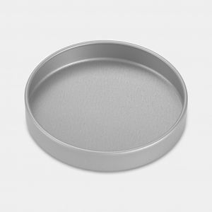 Lid Canister, Low Ø11cm - Metallic Grey