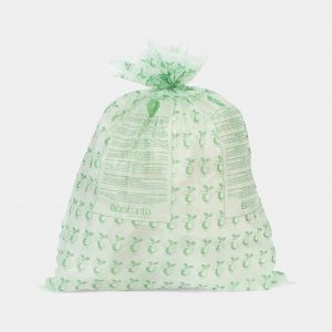 Compostable PerfectFit Bags Code C (10-12 litre), Roll with 10 Bags