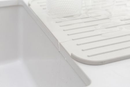 Abtropfmatte Silikon SinkSide - Light Grey