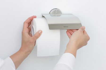 Toilet Roll Holder Profile - Matt Steel