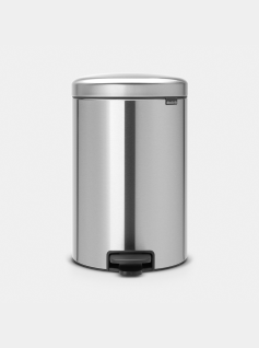 Poubelle à pédale newIcon 20 litres - Matt Steel Fingerprint Proof