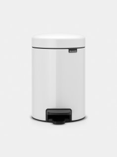 Poubelle à pédale newIcon 3 litres - White