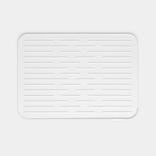 Silicone Dish Drying Mat SinkSide - Light Gray