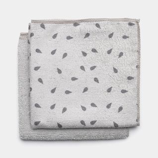 Microfiber Dish Cloths Set of 2 - Light Gray