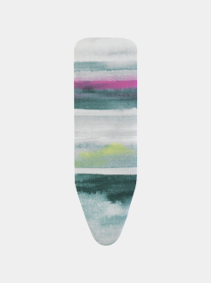 Copriasse da Stiro A 110 x 30 cm, Set Completo - Morning Breeze, Cotone equosolidale