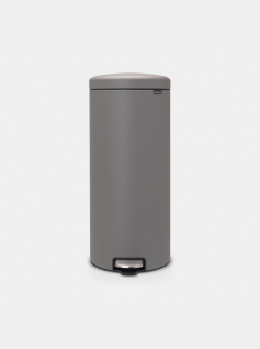 NewIcon Pedal Bin 30 litre - Mineral Concrete Grey