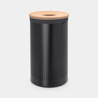 Laundry Bin 60 litre - Matt Black