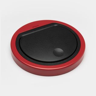 Lid Touch Trash Can Flat 5.3/8 gallon (20/30 liter)  - Passion Red