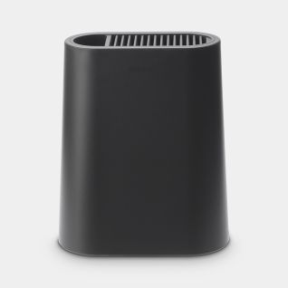Knife Block with Utensil Holder Dark Grey