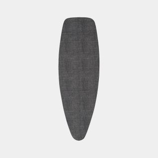 Strijkplankhoes D 135 x 45 cm, complete set - Denim Black, Fairtrade katoen