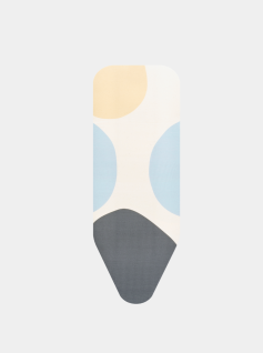 Copriasse da Stiro B 124 x 38 cm, Set Completo - Spring Bubbles, Cotone equosolidale
