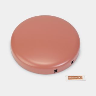 Deksel NewIcon pedaalemmer 12 liter - Terracotta Pink