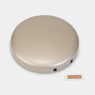 Deksel NewIcon pedaalemmer 12 liter - Metallic Gold