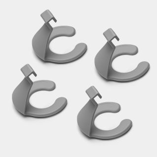 Wine Glass Holders Set of 4 - Mid Grey