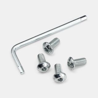 Anclaje para suelo, automontaje Juego de tornillos - Grey