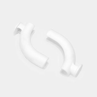 Hangon – Beschermkapje voor stang Set van 2 - White