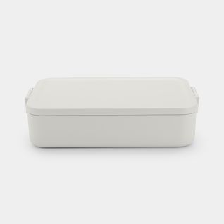 Make & Take Portavivande Large, in plastica - Light Grey