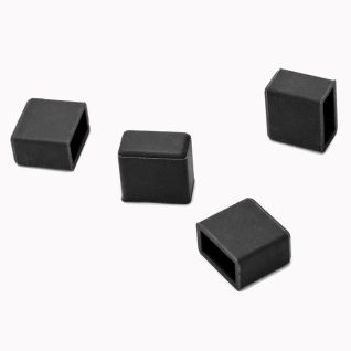 Pootdopjes voor Afdruiprek Set van 4 - Dark Grey