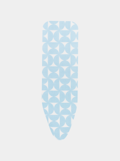 Copriasse da Stiro B 124 x 38 cm, Set Completo - Fresh Breeze, Cotone equosolidale