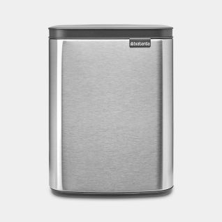 Bo Afvalemmer 7 liter - Matt Steel Fingerprint Proof