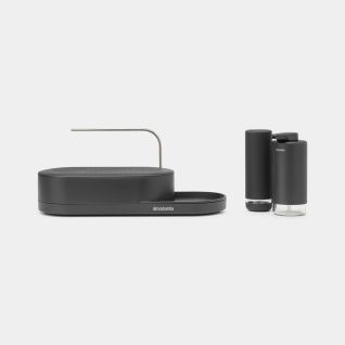 Kit évier SinkStyle, 3 pièces - Mineral Infinite Grey