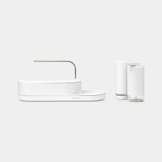 Organiser Set SinkStyle, Set of 3 - Mineral Fresh White