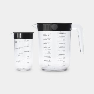 Miarki kuchenne zestaw 2 szt., 1 litr i 250 ml, TASTY+