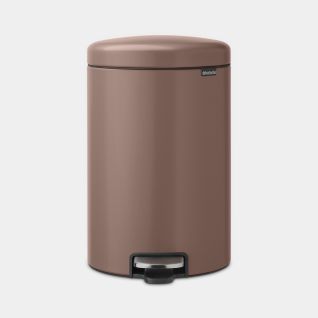 Poubelle à pédale newIcon 20 litres - Satin Taupe