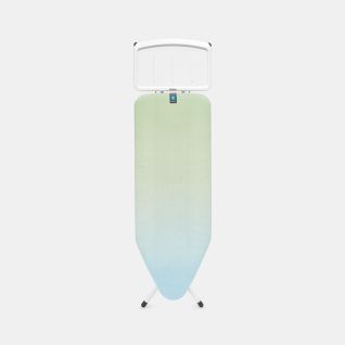 Mesa de planchar C 124 x 45 cm, para generador de vapor - Soothing Sea, Algodón Fairtrade