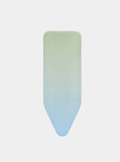 Funda para mesa de planchar C 124 x 45 cm, set completo - Soothing Sea, Algodón Fairtrade