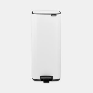 Cubo pedal Bo 30 litros - White